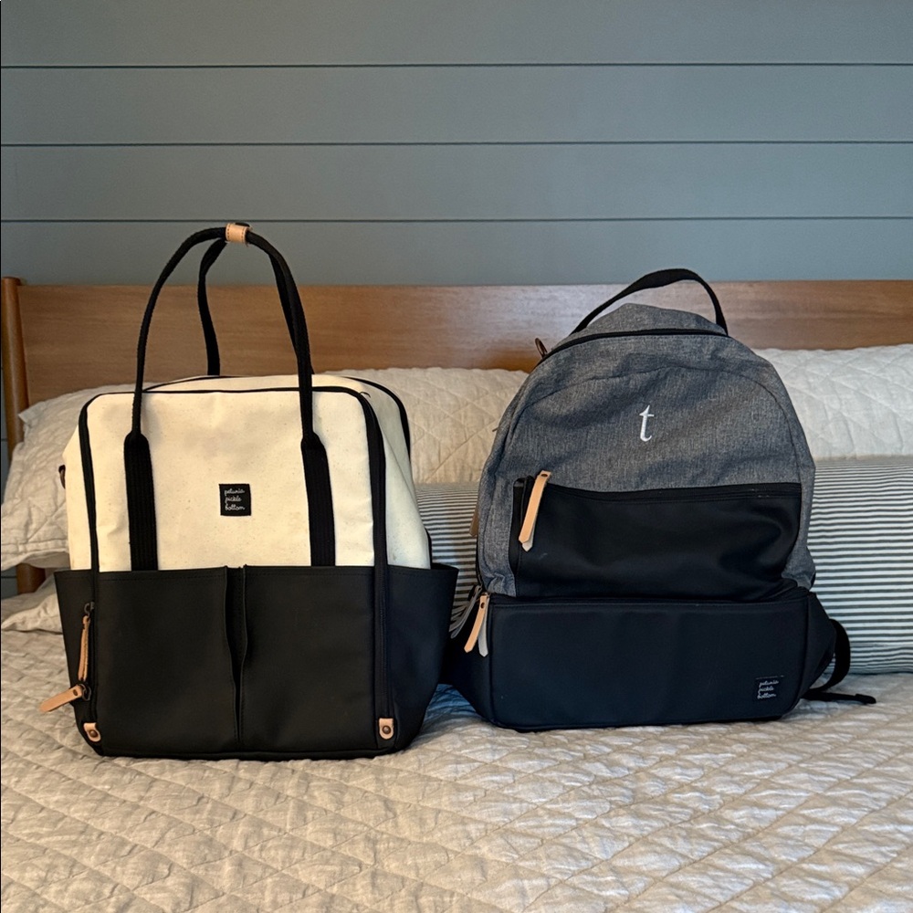 Petunia Pickle Bottom Axis Diaper Bag Bookbag Set (2)